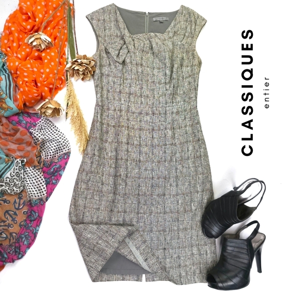 Classiques Entier Gray Women's Dress Sz 4 - Picture 1 of 10